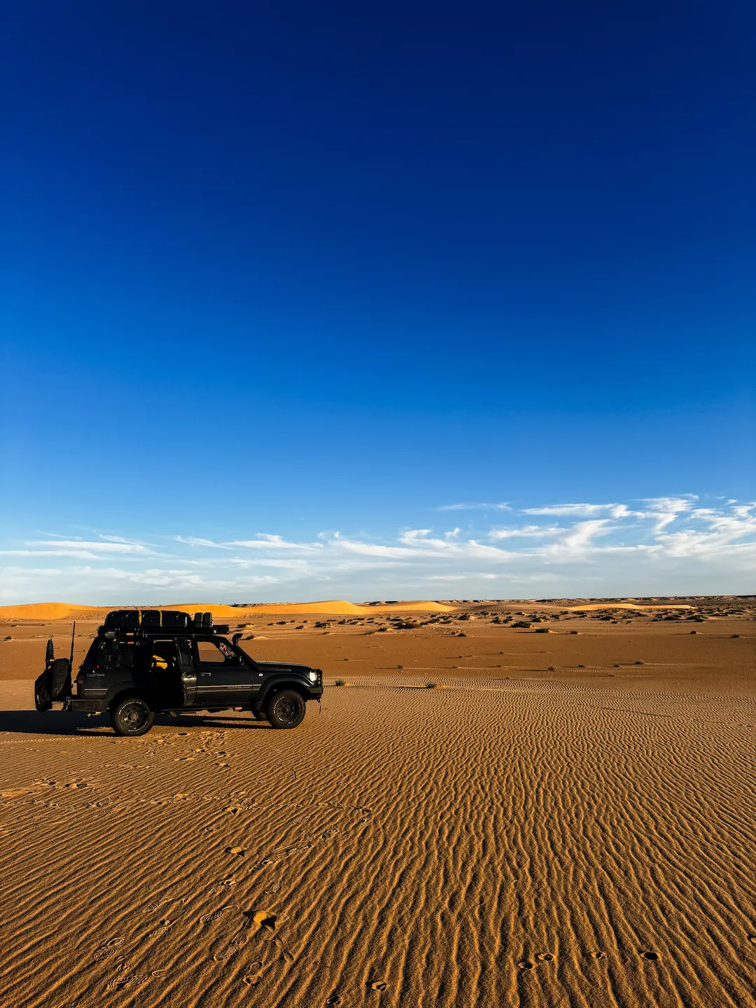 Land Cruiser in der Wüste